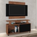 Ver imagem 2 de Conjunto Rack e Painel Rivera Sala para TV até 50 Polegadas Freijo/Freijo+Preto Fosco