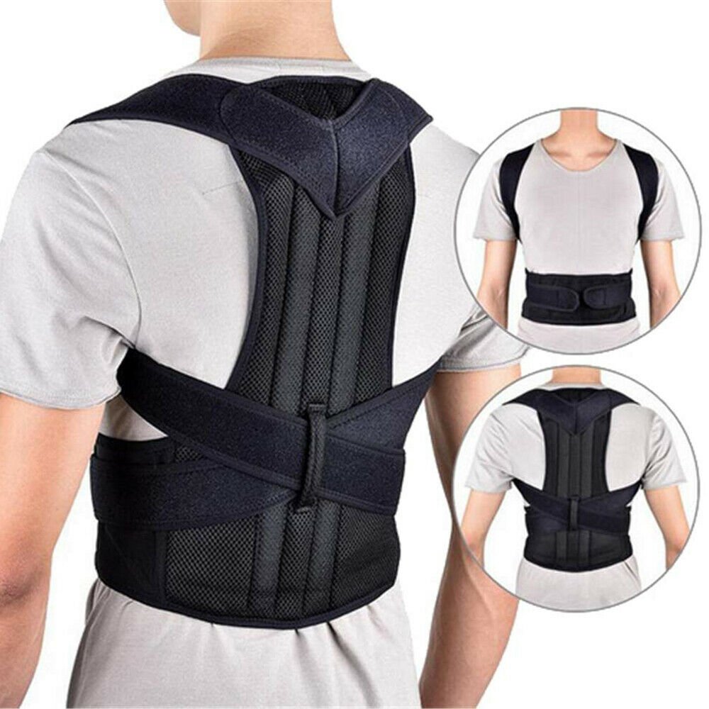 Cinta Reforçada Corretor Masculino Coluna Lombar Neoprene