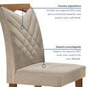 Ver imagem 3 de Kit 2 Cadeiras Estofadas Texas Yescasa