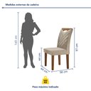 Ver imagem 6 de Kit 2 Cadeiras Estofadas Texas Yescasa