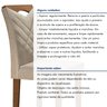 Kit 2 Cadeiras Estofadas Texas Yescasa - 7
