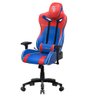 Cadeira Gamer Premium até 150kg Azul/vermelha - Elg - 4