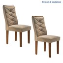 Ver imagem 1 de Kit 2 Cadeiras Estofadas Germany Espresso Móveis