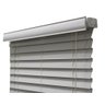 Persiana Horizontal Pvc 50mm Forest Branca 60 (L) X 160 (A) C/ Bandô 0,60 x 1,60 Tipo Madeira - Luxo - 2