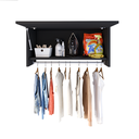 Ver imagem 5 de Armário para Lavanderia com Cabideiro Suspenso Delta - Preto