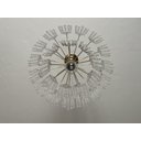 Ver imagem 5 de Lustre De Vidro Para Sala/quarto Base Dourado