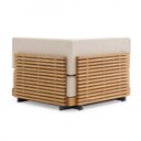 Ver imagem 5 de Sofá Modular Imperador para Área Externa Varanda Jardim Piscina em Madeira Cumaru com Tecido Imperme