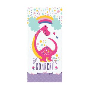 Toalha de Banho Infantil Felpuda Estampada 60cm x 1,10m Magic Dino
