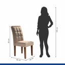 Ver imagem 4 de Kit 2 Cadeiras Estofadas Madri Espresso Móveis