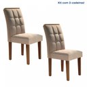 Ver imagem 2 de Kit 2 Cadeiras Estofadas Madri Espresso Móveis