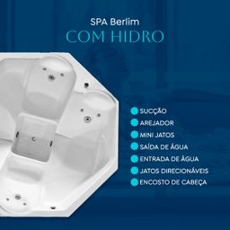 Spa Redondo Berlim com Hidro em Acrílico - 127v - 4