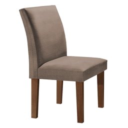 Kit 2 Cadeiras Estofadas Espanha Espresso Móveis - 3