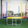 Cama Elástica 2,44m Titanium Lona de Salto Preta Planet Kids Brinquedos - 2