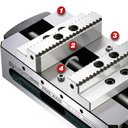 Ver imagem 2 de Morsa Autocentrante Ajustável Modelo Asc-130x195"