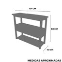 Ver imagem 7 de Aparador Rústico de Madeira Grande Amazônia - Steam:azul