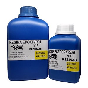 Resina Epóxi Rígida + Endurecedor Vr04 1,5kg Baixa Espessura