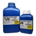 Ver imagem 1 de Resina Epóxi Rígida + Endurecedor Vr04 1,5kg Baixa Espessura