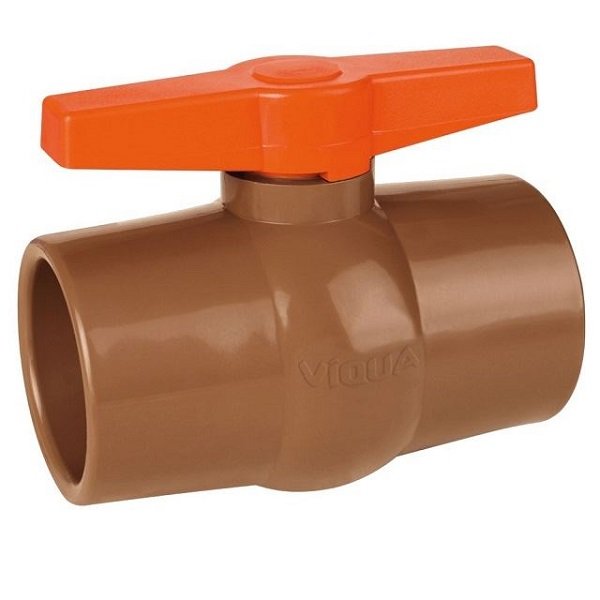 REGISTRO ESFERA PVC VIQUA 110MM SOLDÁVEL S/ UNIÃO