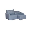 Ver imagem 3 de Sofá Cama Dubai Retratil e Reclinavel 3 Lugares em Linho Sofatec
