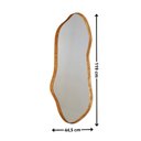 Ver imagem 4 de Espelho Decorativo Orgânico 119 X 44,5 Cm Eloá