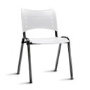 Ver imagem 1 de Cadeira Secretaria Fixa Iso Plástica - Branco