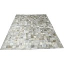 Ver imagem 1 de Tapete de Couro Bege Claro 2,00x2,50 com Bordas Peça 10x10cm