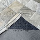 Ver imagem 5 de Tapete de Couro Bege Claro 2,00x2,50 com Bordas Peça 10x10cm