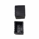 Ver imagem 2 de Kit C/4 Ponteira Externa Quadrada Pvc 40x60mm Equipamentos