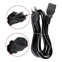 Ver imagem 2 de Cabo de Força Tripolar Atx para Pc/monitor Cap-395 Preto