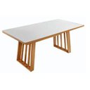 Ver imagem 3 de Mesa de Jantar em Vidro 1,35m X 1,35m- Belvedere Gold Salas