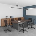 Ver imagem 2 de Mesa de Reunião 2,40 Plot Freijo Preto