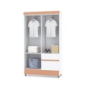 Ver imagem 4 de Guarda-roupa Ideal 4 Portas Branco Camarim 2 Gavetas 2 Cabideiros 102cm
