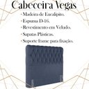 Ver imagem 3 de Cabeceira Queen 158 cm Vegas Veludo Azul Soon