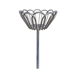 cesta lixeira de inox, lixeira de calçada externa lixeira de rua grande lixeira grande externa lixei - 1