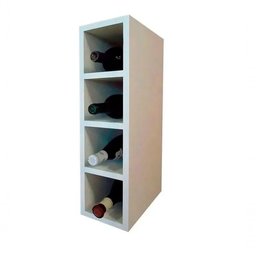 Garrafeiro Adega Nicho Mdf Porta Garrafas Branco - 1