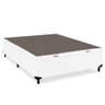 Cama Box Baú Casal Colchão Molas Flora Gazin + Box Sintético 52x138x188 Branco - 12