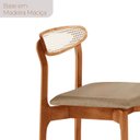 Ver imagem 6 de Conjunto Mesa de Jantar Tampo 240cm Barril Laminado Ello e 8 Cadeiras Mônaco Premium Natural Cinamomo/Turim Marrom