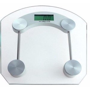 Balança Digital de Banheiro 180 Kg Vidro Temperado Residencial, Academia ou Clinica
