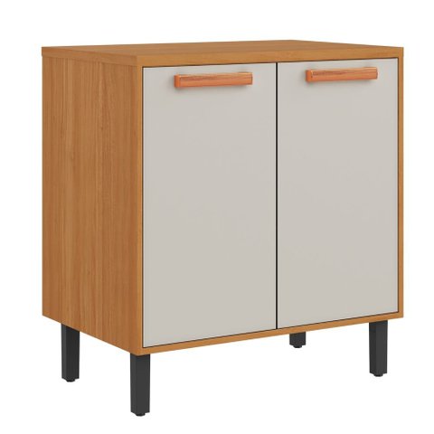 Balcão Gabinete Duplo de Cozinha 0,80m 2 Portas Núbia