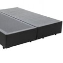 Ver imagem 2 de Base Box Casal Bipartido Cinza Sintético 30x138x188