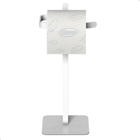 Porta Papel Higienico de Chão Single Suporte Branco Oslo