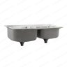 Cuba Dupla Pia Cozinha Gourmet Aço Inox 77x42cm Guimmis.casa - 3