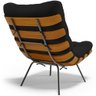 Kit 2 Poltronas Decorativas Sala de Estar Costela L02 Bouclê Preto - Lyam Decor - 7