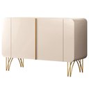 Ver imagem 2 de Aparador Buffet para Sala de Jantar 2 Portas Orgânico Pozzi B01 Off White - Lyam Decor