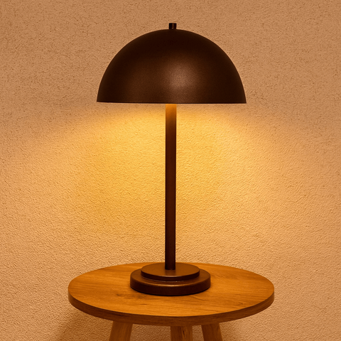 Luminária de Mesa Abajur Komaco Preto