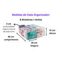 Ver imagem 3 de colmeia organizadora de roupa kit 3 nichos M gaveta e armario bermudas camisas