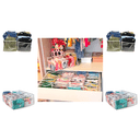Ver imagem 1 de colmeia organizadora de roupa kit 3 nichos M gaveta e armario bermudas camisas