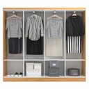 Ver imagem 4 de Móveis para Quarto Guarda-roupa 8 Portas Paris