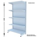 Ver imagem 3 de Gondola Parede 196 Amapa Flex Kit 4 Metros 1 Canto Branco SP - Amapá