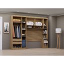 Ver imagem 5 de Guarda Roupa Casal Modulado 6 Portas e 3 Gavetas Veneza Luciane Móveis